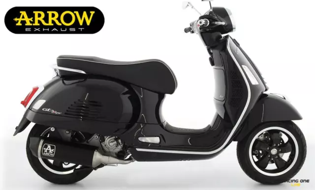 Scarico Completo Arrow Race-Tech Nero Con Catalalizzore Vespa Gtv 300 Hpe 2023