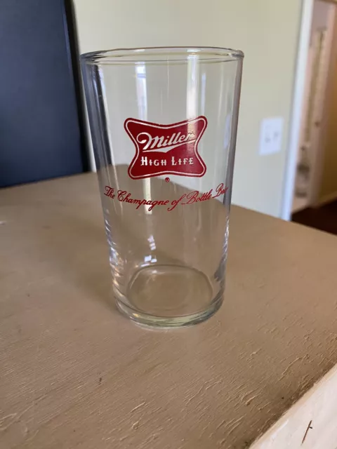 Vintage 4 1/2” Tall Miller High Life Tasting Glass. Free Shipping!