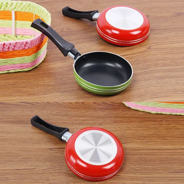 Portable Round Cookware Non-stick Frying Pan Saucepan Skillet Griddle Pan