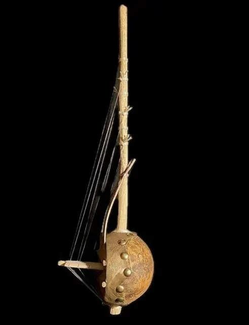 African mask Kora The African String Instrument handmade-8733