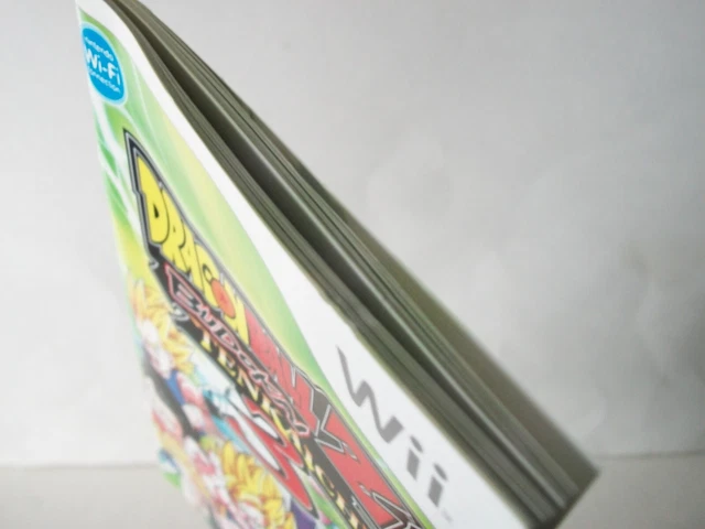 DRAGON BALL Z Budokai Tenkaichi 3 Manual Only NO GAME Nintendo Wii ...