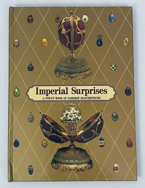 Faberge POP-UP BOOK & moving components book Masterpieces Hardcover Excellent
