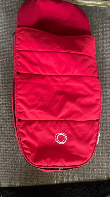 Bugaboo Universal Cosytoes/footmuff In Red to fit the Cameleon,Frog, Gecko.ECT