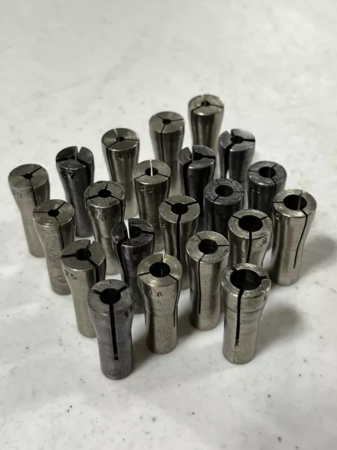 Commander Drill Head Cm-2 Collet Lot 21pc Rockwell Multi Spindle Machine Tap