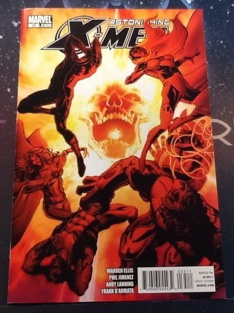Astonising X –Men 35 (Marvel 2010), Nos 9.4+Nm Grade Warren Ellis Story, Jimenez
