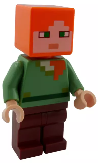 Lego Minecraft Alex Minifigur (min017) Neu Legofigur Figur