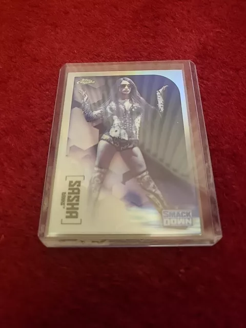 Wwe Sasha Banks Topps Chrome Wwe 2020 #57 Wrestling Trading Card