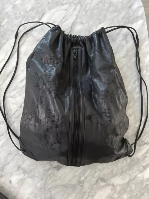 Alexander Wang Perforated Leather Drawstring Backpack
