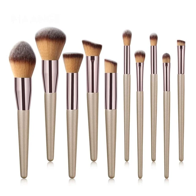Pennelli per Trucco Professionale 10 pezzi Set di Pennelli per Trucco Pennelli