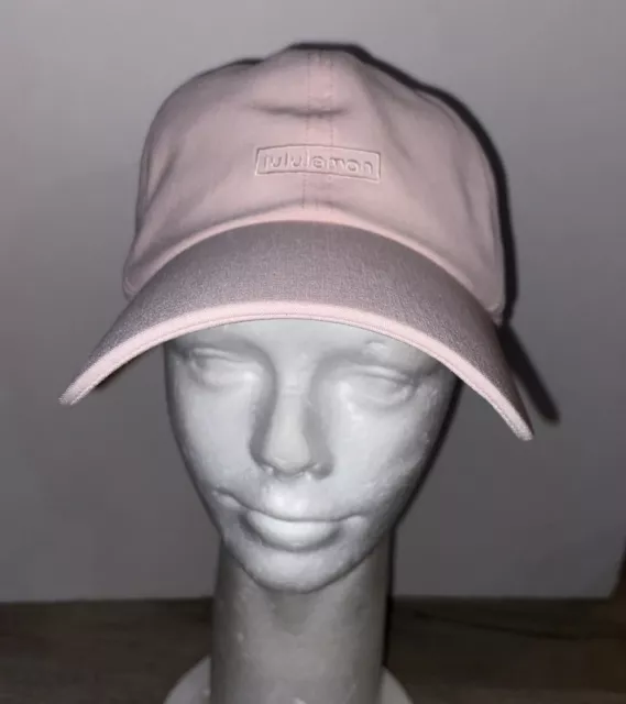 Lululemon Soft Pink Embroidered Hat Baseball Cap Adjustable One Size NEW