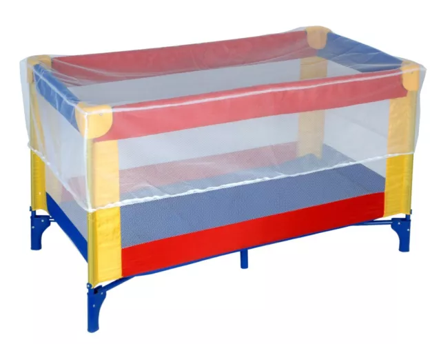 Moskitonetz Mückennetz für Babybett Reisebett Größe 130x70x33cm Insektenschutz