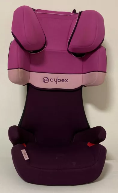 CYBEX Silver Solution X-fix, Autositz (15-36 kg) ISO-FIX, Farbe Purple Rain gebr