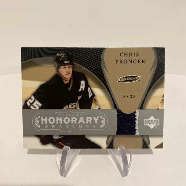 2007-08 Upper Deck Honorary Swatches Chris Pronger #HS-CP Jersey Patch