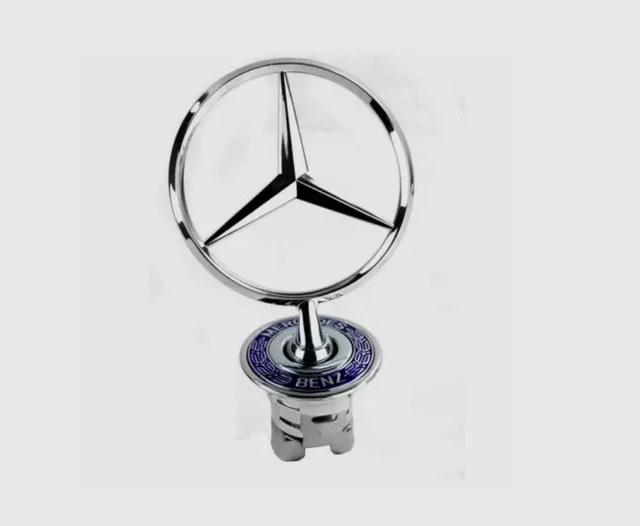 Emblema 44 Mm Stella Cofano Logo Per Fit Mercedes-Benz W202 W203 - Foto 8