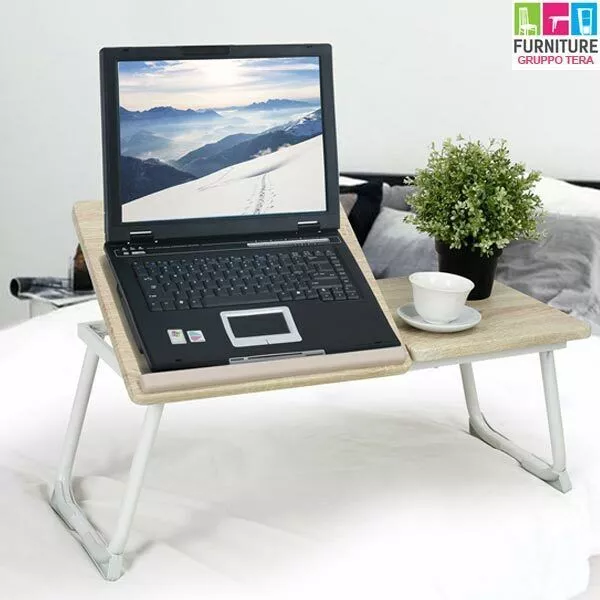 TAVOLINO VASSOIO DA Letto Divano per Notebook PC Laptop Pieghevole Leggio  65x30 EUR 24,90 - PicClick IT