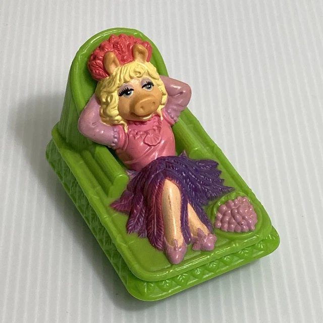 Vtg Miss Piggy Jim Henson Muppets In Lounge Chair Grapevine Tub Toy