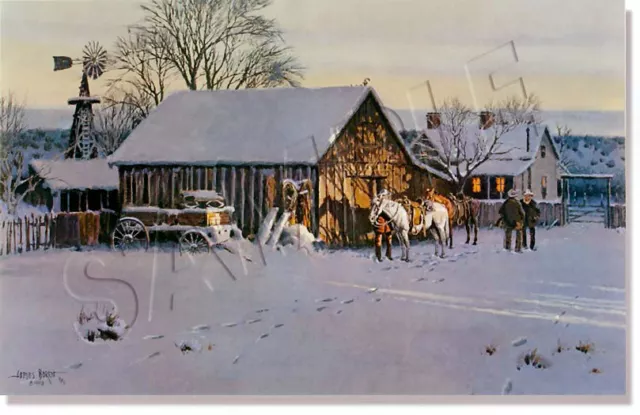 "First Light Of A Winters Morning" Limited Edition Print By James Boren