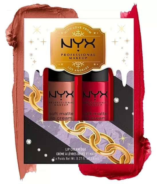 Nyx - Soft Matte Lip Cream Duo - Abu Dhabi & Monte Carlo - N718 - Lèvres