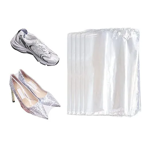 12" x 18" Shrink Wrap Bags 200Pcs, Clear POF Heat Shrink Wrap Bag for Shoe,