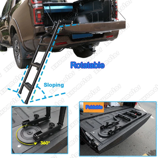 For Full Size Pickup Truck For F150 F250 Sierra RAM TUNDRA Tailgate Ladder Step For Full Size Pickup Truck For F150 F250 Sierra RAM TUNDRA Tailgate Ladder Step