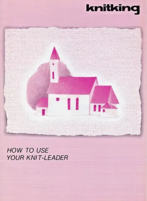 Brother Knitking CÓMO USAR TU LÍDER DE PUNTO - KL 16 *NUEVO* Mfg Original