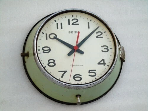 Vintage Seiko Japan Transistor TF531 Seikosha Schiff Boot Marine Quarz Uhr