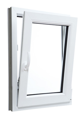 aluplast Finestre PVC Anta e Ribalta Vetro OPACO per BAGNO Larghezza 700mm Varie altezze 