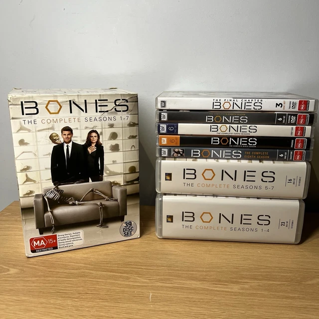 BONES DVD COMPLETE Series Season 1-12 Crime TV Series Region 4 $79.49 ...