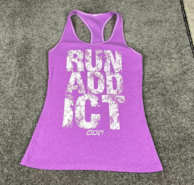 Lorna Jane Shirt Womens Small Purple Tank Top Active Singlet Slim Fit Gym Ladies