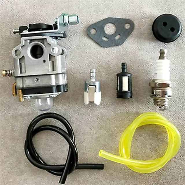 Carburetor Kit For 24cc/25cc/26cc Brushcutter Generator Trimmer Part 1E34F ) #