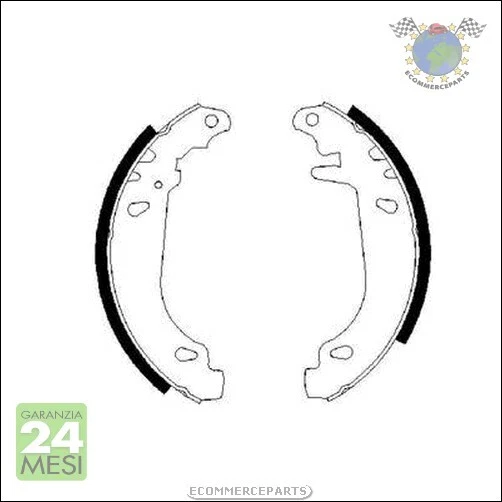 Kit Ganasce Freno Bosch per CITROEN XSARA ZX PEUGEOT 306 P