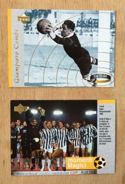 Carte Juventus Mazzo Superiore 100 Cento Anni Di Juve 1897-1997 (2 Da Un Set Di 45)