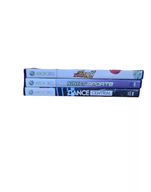 XBox 360 Kinect Games - Multi listings Adventures Dance Central Sports etc  X360