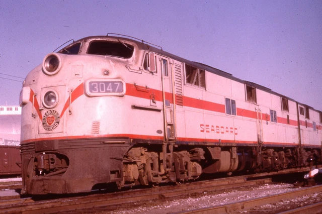 DUPLICATE RAILROAD SLIDE SAL SEABOARD AIR LINE 3047 EMD E7A SCL Coast