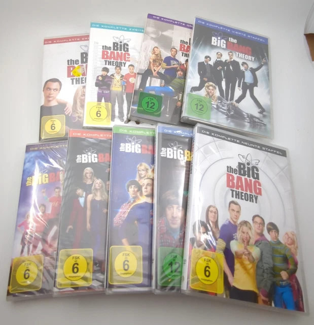 THE BIG BANG Theory - Komplette Staffel 1+2+3+4+5+6+7+8+9 (DVD) - NEU ...