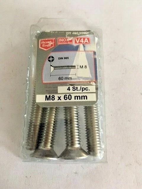 Viti A Testa Piatta, 180 Pezzi M3 M4 M5 M6 Viti Autofilettanti A Testa Piatta In Acciaio Inossidabile Assortimento Set Per Molteplici Usi - Foto 7