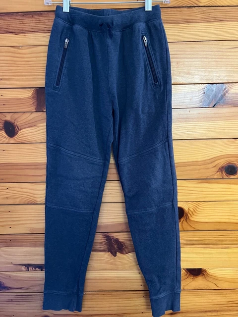 Hanna Andersson Double Knee Slim Joggers Sweatpants Boys Drawstring Pants 140 10