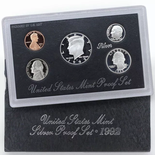 1992-S United States Mint Silver Proof Set in OGP with COA