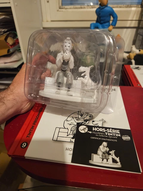 Figurine Tintin Cinéaste Et Milou Au Congo Hors Série Noir Et Blanc
