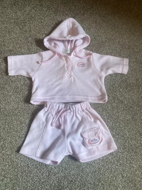 Baby Born Sports Shorts and Sweat Top Zapf Creations Pink