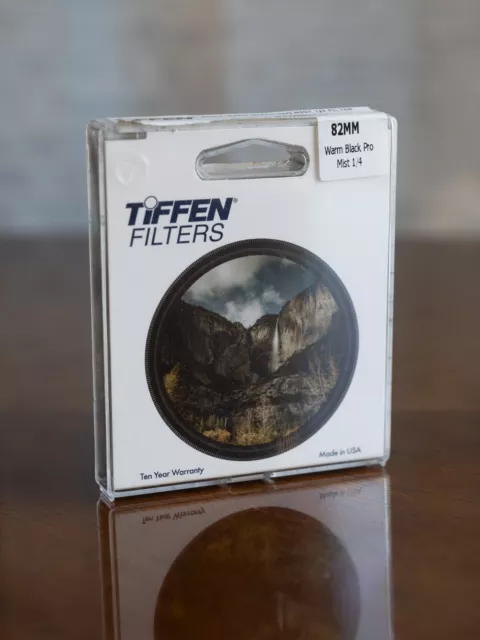 Tiffen 82mm Warm Black Pro-Mist 1/4 Filter Halation Diffusion Filter