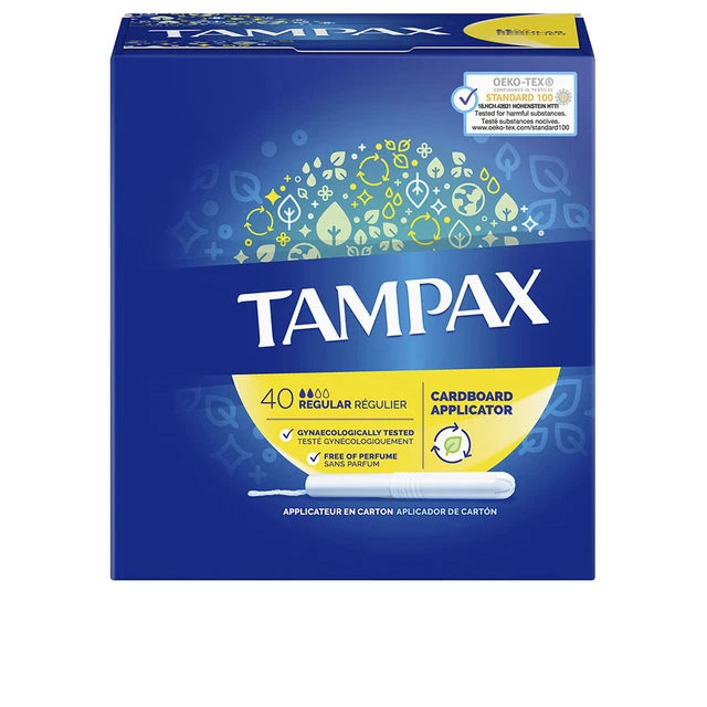 Higiene Tampax unisex TAMPAX REGULAR tampón 40 u