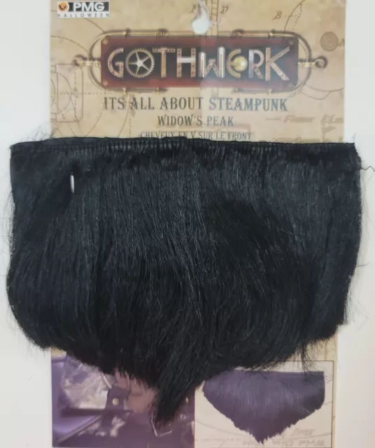 Steampunk Gothwerks Widows Peak Wig Extensions