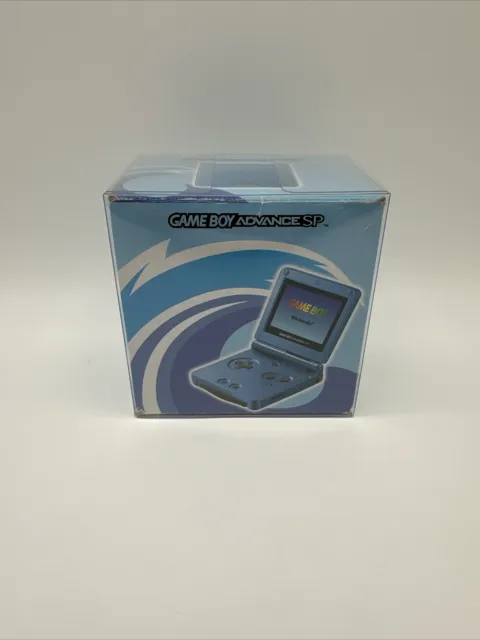 Nintendo Gameboy Advance SP Handheld Spielkonsole Surf Blue AGS-101 OVP