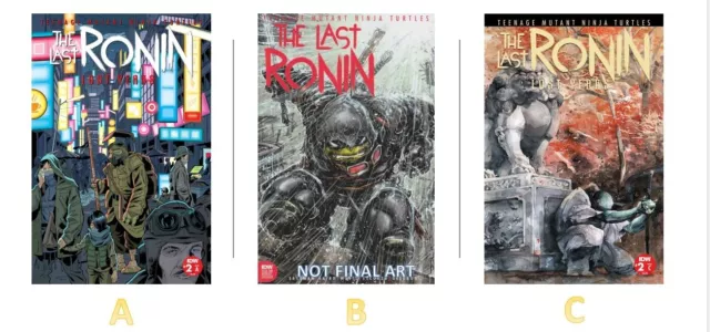 🔥Teenage Mutant Ninja Turtles: Last Ronin The Lost Years 2 A/B/C LOT IDW 2/23🔥
