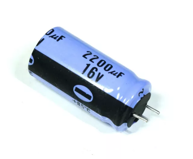 Capacitor 2200uF 16V Radial Lead PC Mount - NEW