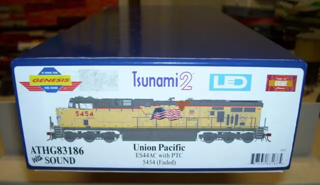 Genesis "Primed For Grime" UP GE ES44AC Loco #5454, DCC/DC, LED, Tsunami 2 Sound