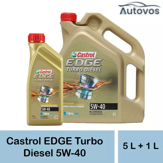 Castrol EDGE TurboDiesel 5W-40 6 Liter Motoröl