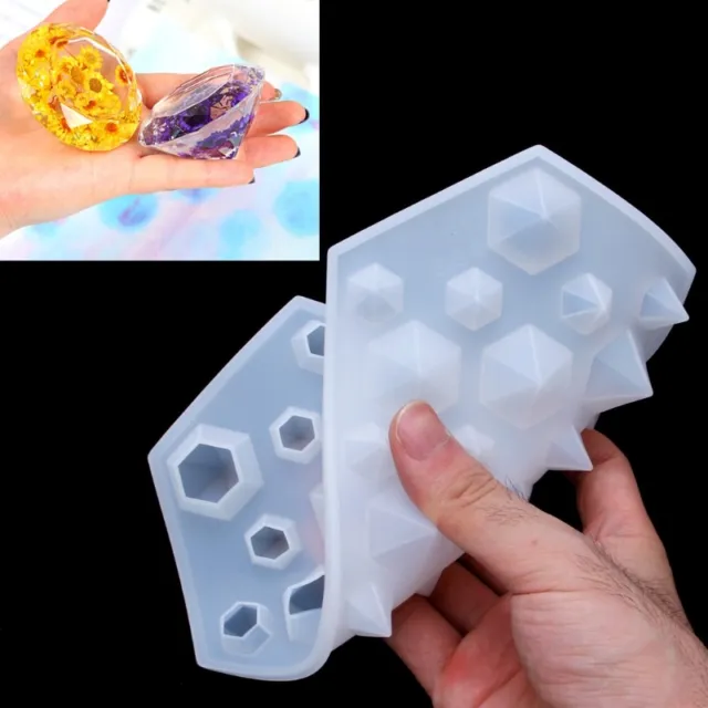 DIY Silicone  Beads Mould Mold Resin Jewellery Making Pendant Jewelry Craft