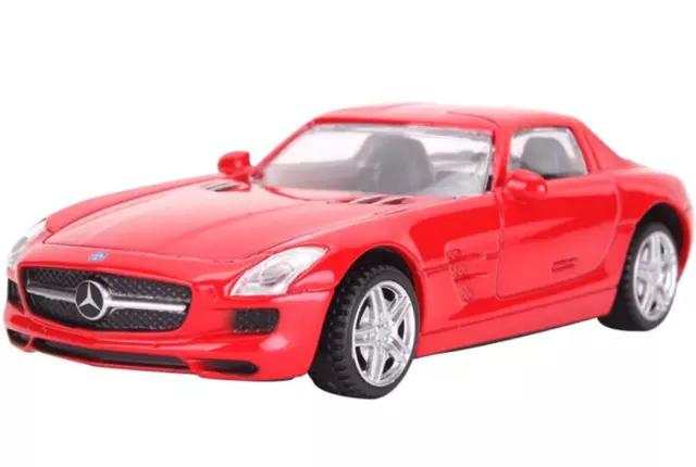 Mercedes-Benz SLS AMG Germany Luxury Car Model Diecast Toy Red 1:43 Rastar